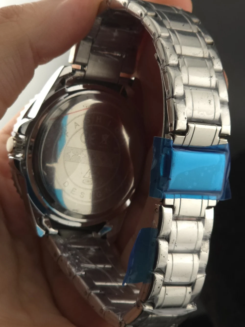 Seadifex Stainless Steel  Watch with Black Bezel